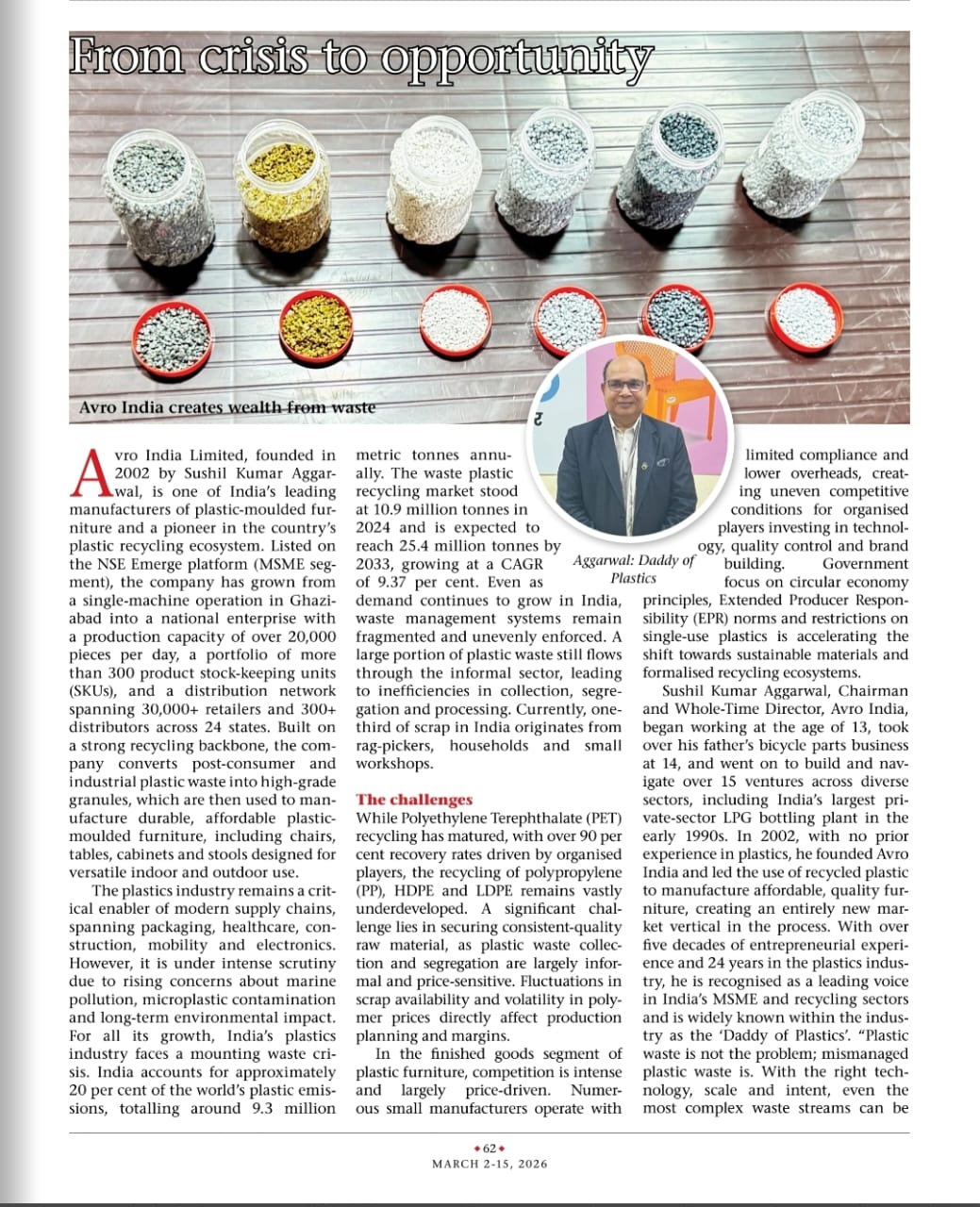 Featured in Business India · March 2–15, 2026